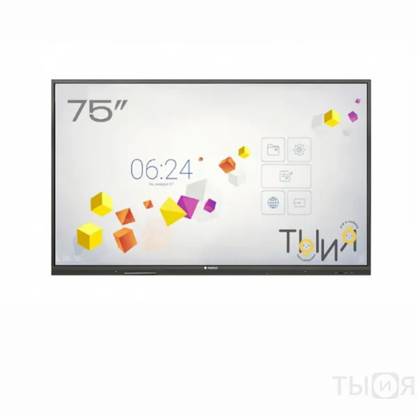 Мультимедийная интерактивная панель EDFLAT ULTRA  LITE 75" (ЭДФЛЭТ ЛАЙТ) - фото №1