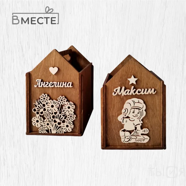 Карандашница именная - фото №3